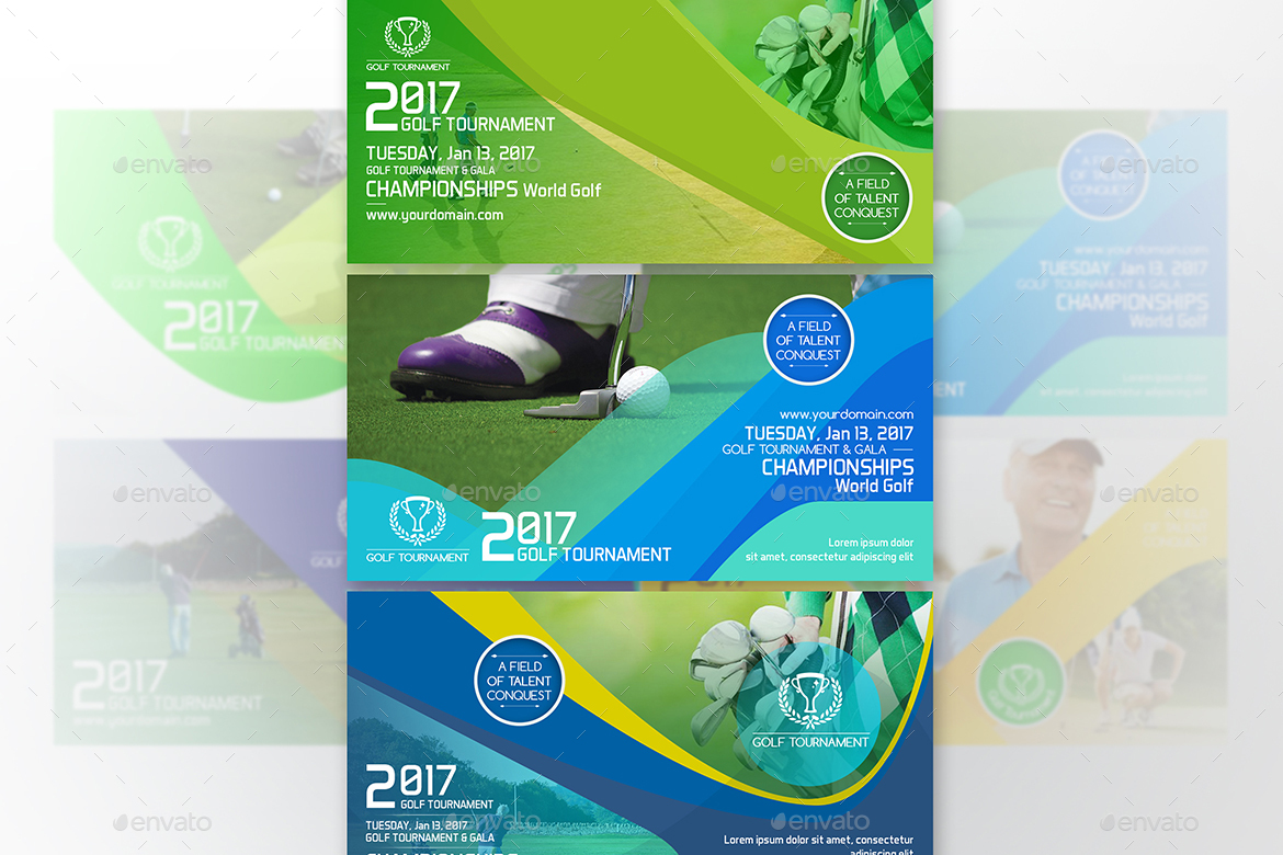20 Facebook Post BannerGolf Tournament by wutip2 GraphicRiver